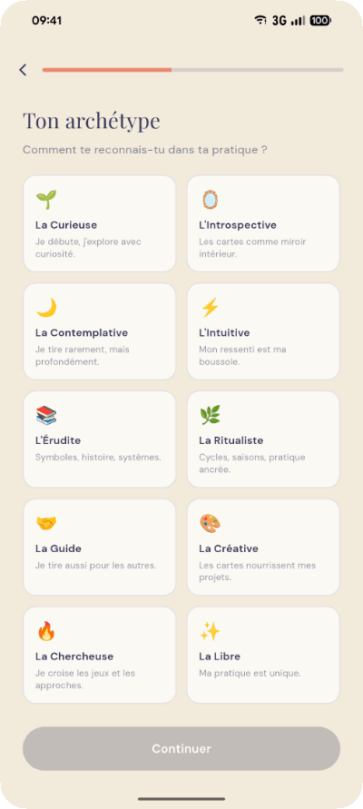 Ton journal de tirage évolue : commence sans créer de compte ✦ 2 Les premiers écrans de l'application, en mouvement